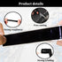 Waterproof Duct Tape 2.5cm x 3m, Silicone Repair Tape Plumbers Tape, Self Fusing Rubber Tape Waterproof Tape for Leaks, Rubber Seal Tape for Pipes, Faucets, Handles (Black)