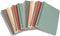 Yansanido 8 Pcs A6 Size Spiral Notebook, 4 Color Thick Plastic Hardcover, 80 Sheets (160 Pages) College Ruled Journal