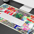 JUST BREATHE Large Mouse Pad, Cool Graffiti Street Art Extended Gaming Mousepad XXL 35"x15.7"