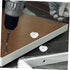 8pcs Stainless Steel Adhesive Caster Wheels Rotating Furniture Rollers for Storage Boxes and Home Hardware Self