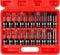 WETT 1/2" Drive Master Impact Hex Bit Set, 20 Piece Hex Driver