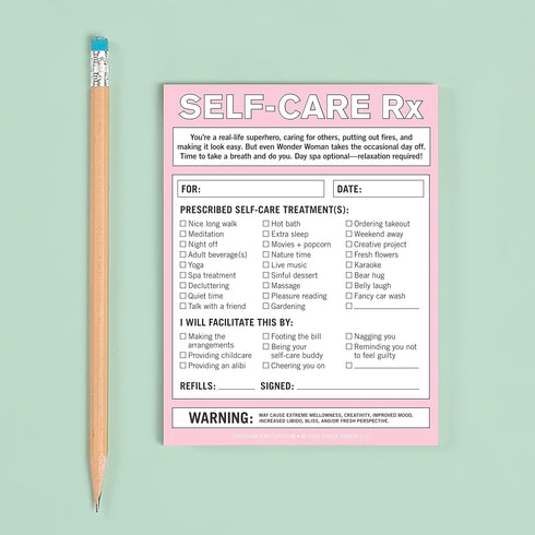 Knock Knock Self-Care RX Nifty Note