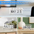 Cosmos Desk Flip Calendar Perpetual Desk Date Calendar Ring Flip Daily Block Calendar for Home Office Teacher Desktop