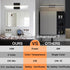 16in 3 3000K/ 4000K/ 5000K LED Bathroom Vanity Light Color Temperature Over Mirror Lighting Fixture Modern Indoor Black