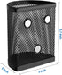 MaxGear Magnetic Pen Holder, 2 Pack Locker Organizer Mesh Pencil Holder for Desk - Extra Strong Magnets for Locker