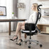GOFORIT Molded Memory Foam Seat Cushion, Patent Dual-Layer Foam Design Office Chair Pad, Ergonomic Coccyx Cushion