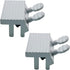 NU-SET Lock, Sliding Window Lock, Double Thumb Screw Window Lock for Security, Home Improvement & Door Hardware, 2 Packs