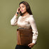 Jajmo Legacy Premium Top Grain Leather Laptop Sleeve - Fits 15” Laptops - Vintage Style Messenger Bag