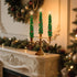 2 BOSONER Christmas Tree Candles for Home: Pcs Flameless Taper Candle Lights Battery Operated with Remote and Timer