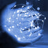 2 Pack 40FT 120LED Dazzle Bright Fairy Lights Battery Operated, Total Silver Wire Waterproof Battery Operated String