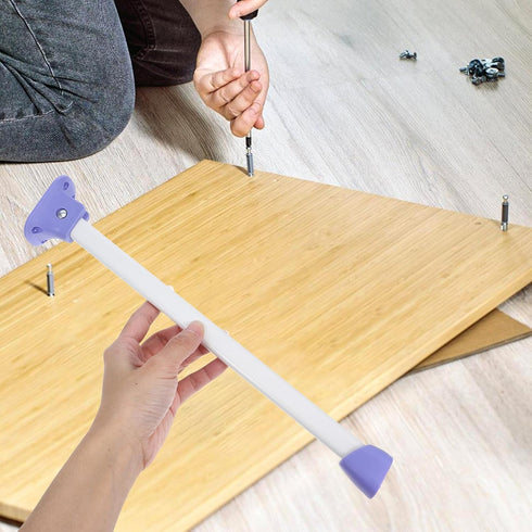 4pcs 33cm Homoyoyo Foldable Table Legs for Furniture Adjustable Desk and Side Table Legs with Metal Folding Design