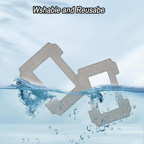 Cleaning Rag for Ecovacs Winbot W2 Omni/W1/W1 Pro Window Vacuum Cleaner, Washable and Reusable Mop Cloth Accessories