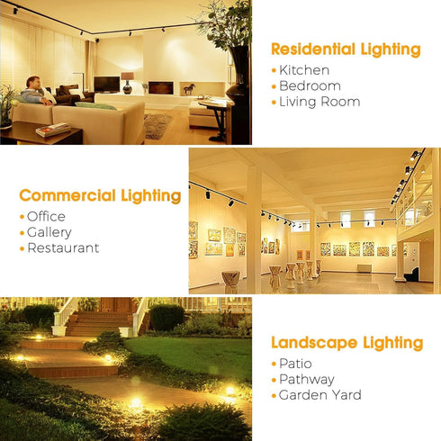Ark Lighting 50W 12V MR16 2 Bulb, 50W GY6.35 4100K EXN Flood Light -Incandescent | Prong Light Brightness, Bi-Pin