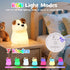 3 Squishy Puppy Night Light with RGB Mode Brightness Adjustable Nursery Breastfeeding Nightlight Cute Novelty Smile Dog