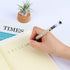 Black Gel Ink Pen, Ultra Fine Point 0.35mm, 12 Count Office School Stationery Supply, Japanese Style