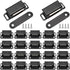 Jersvimc 24Pcs Closet Cabinet Door Magnets Catch Magnetic Door Catch, Magnetic Shutter Hardware Drawer Magnet Latch