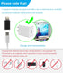 USB C Female to Lightning Male Charge Adapter (3 Pack)Type C Charger Cable Converter for Apple iPhone 14 13 12 11 Pro Max Mini X Xr Xs SE 6 7 8 Plus Ipad Air Thunderbolt 4 Port Charging Cord Connector