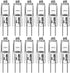 G4 Halogen T3 20W 280lm G4 Bi-Pin Bulb, AC/DC 12 Volt, 20W 12V Warm White for Under Cabinet Lighting, 12 Pack