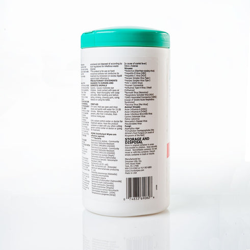 DREUMEX Monk Disinfectant Wipes, Large Lemon Breeze, Value Pack of 6 Canisters, 80 Count Each