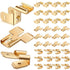 36 Pieces Electrical Spade Connectors, 12 Pcs Piggyback, 1/4" 2 Male and 1 Female Tabs