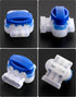 QWORK 200 Pack Electrical IDC 314-BOX Pigtail Connectors - 3 Wire Connectors for 22-14 AWG Cables