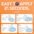 3 3 (Pack 5) Pack ExpressionMed - Adhesive Patches for Libre & Libre Plus of - Made in The USA, Waterproof