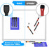 maxtek Dry Erase Markers - 36 Count Black Magnetic Dry Erase Markers Fine Tip with Eraser, Low Odor Whiteboard Markers for Calendar Boards by maxtek