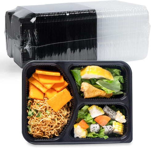 YANGRUI Food Containers Shrink Wrap 40 Pack 38 oz - Leak Proof
