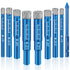 9 Pack Premium Diamond Drill Bit Set, Versatile Tools for Precise Drilling on Porcelain, Ceramic, Glass, Marble