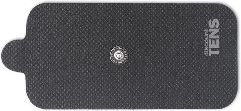 Discount TENS Electrodes, Compex Easy Snap Compatible TENS, 8 Premium Replacement Pads (2 inch x 4 inch)