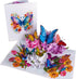 Pop Up Flower Greeting Card with Butterfly for Birthdays, Thank You, Get