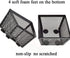 HAHIYO Stackable Paper Clip Mesh Holder Cup, 2.2" Height, 2 Pack Black, Sturdy PaperClip Holder for Desk Organizer