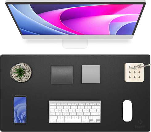 K KNODEL Non-Slip Desk Mat, Desk Pad, Desk Blotter, Desktop Mat for Desk, Large Desk Protector, Office Computer and