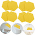 MAGICLULU 12 Pcs Felt Backdrop Wall Sticker Pin Board, Self-adhesive Black Cork Board for Home Decor