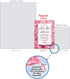 NobleWorks 40th Milestone Anniversary Congratulations Notecard - 40 Years of Loving Marriage, Envelope for Men, Women