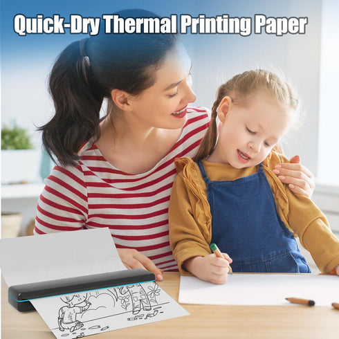 Atnadov 8.5 11 Inch, 100 M08F, M832, M834, MT800 Packaging (100 Thermal Printer Paper x Sheets US Letter Size