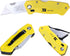 Folding Utility Knife, Box Cutter with Retractable Heavy Duty Design and 5-Piece Extra Blades