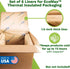 Packaging 12" 12" 12" 3.6 Pack 3 Frozen IDL x x Insulation Liners for Shipping Box, Gallons Capacity, of - EcoMax