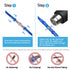 TICONN 200 Pcs Solder Seal Wire Connectors, Heat Shrink Butt Connectors, Waterproof and Insulated Electrical Wire Terminals, Butt Splice (200PCS)
