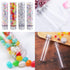 18 Pack 115ml Clear Plastic Test Tubes with Screw Caps, Flat-Bottomed Bath Salt Containers for Candy, Wedding Décor