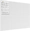 MaxGear Large Cork Board for Wall 36" x 24", White Bulletin Board with Felt Tiles