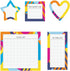 Post-it Notes Planner Sticky Notes, to Do List, Mini List, Short List and Shapes, 5 Pads, 30 Sheets/Pad