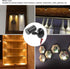 QANYEGN 2PCS Closet LED Spot Lights, LED Accent Lights Spotlight, Jewelry Showcase Model Display Spotlight for Cabinet