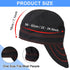 Yunsailing 2 Pcs Welding Cap Flame Resistant Welders Caps Reversible Elastic Cotton Soft Short Crown Welders Hats Men Women
