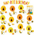 Qyeahkj Bee Birthday Bulletin Board Set, Honeycomb Cutouts, Birthday Decorations for Classroom, Teacher Supplies