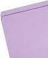 Smead File Folder, Reinforced Straight-Cut Tab, Letter Size, Lavender, 100 per Box (12410)
