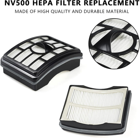 Improvedhand NV500 Filter Replacement for Shark Rotator Pro Lift-Away, 2 Post + 4 Foam & Felt Filters