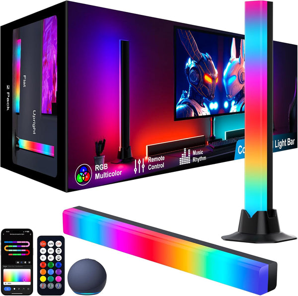 RGB Light Bar, Smart LED Light Bar Work with Alexa, Music Sync,