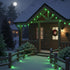 C7 Bulb,25 Pack 0.6w C7 E12 Bulb Green LED Light Ceramic Replacement Christmas Lights with Base,Green Outdoor Light