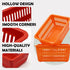 Odowalker 36 Pack 6.1" 4.5" 2.36" Mini Storage Baskets Bins, Colorful Crayon Pencil Container Storage Trays, Small